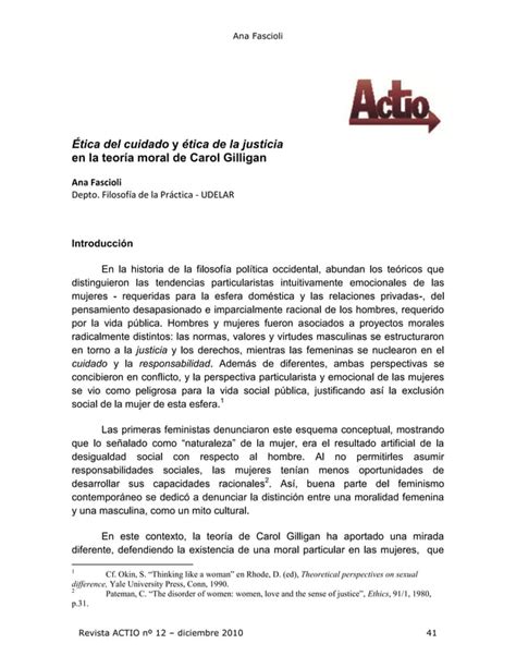 Fascioli Ética del cuidado pdf