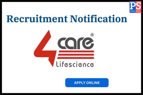 4Care Life Science Hiring For Production QC QA F D Freshers Also