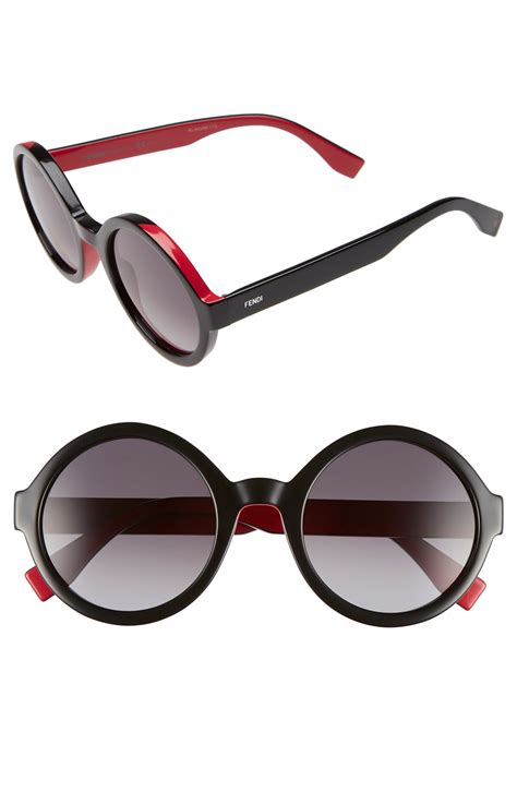 Fendi 51mm Round Sunglasses Nordstrom