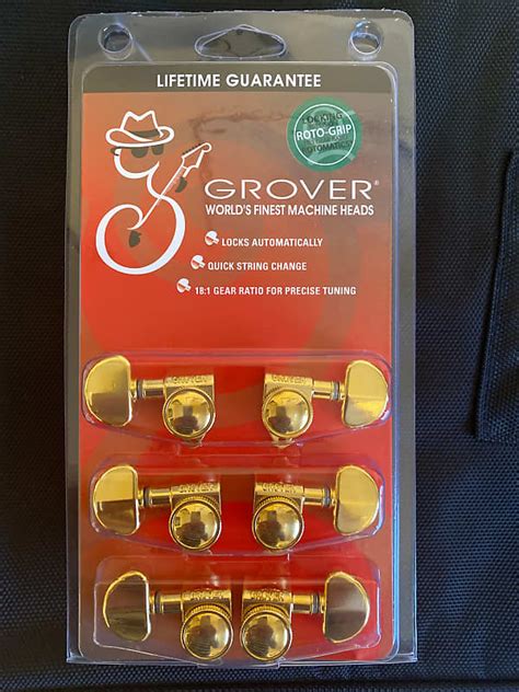 Grover 502g Roto Grip Locking 33 Tuning Machines Reverb