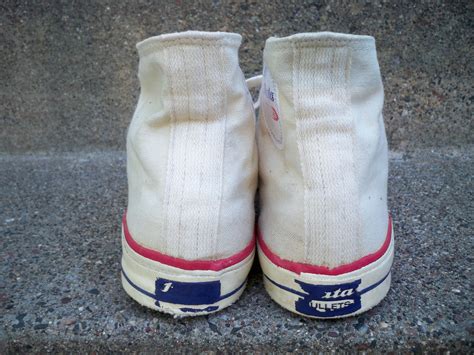 Vintage Bata Bullets Made In Usa High Top Men S Tan Canvas Hipster Skateboarding Bball Sneaker