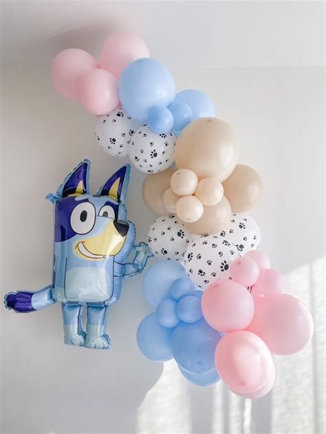 Bluey Balloon Garland Bluey Balloon Let S Pawty Balloon Garland Puppy