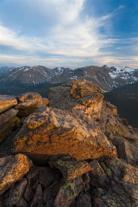 Photo Prints Wall Art View Of Longs Peak From The Rock Cut Trail