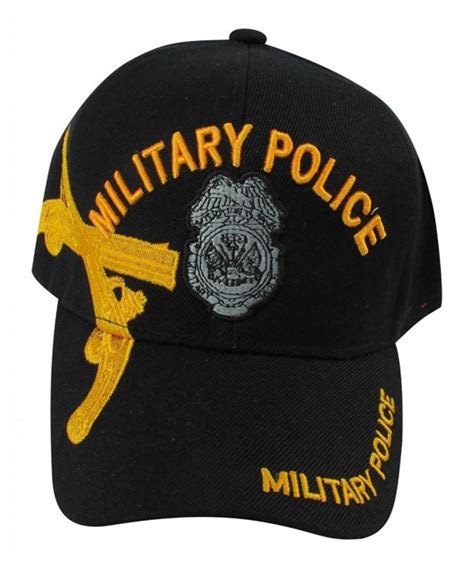 US Warriors U.S. Army Military Police with Gold Pistols Baseball Hat Black CB11KFSKEJB