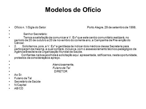 Modelo De Un Oficio Para Solicitar Algo