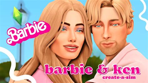 Making Barbie And Ken On The Sims Margot Robbie Ryan Gosling