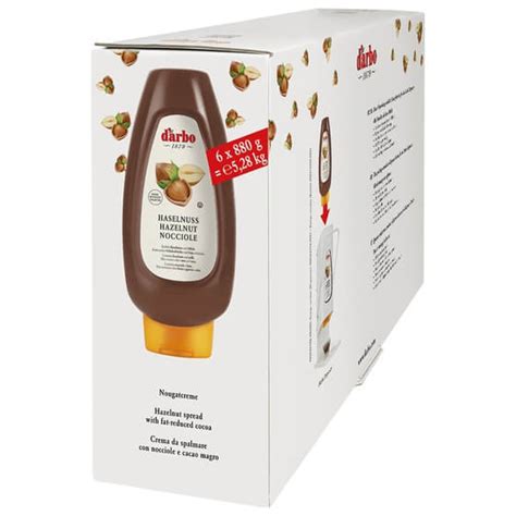 Nougatcreme für Dispenser 6x880g Darbo Stroetmann24 B2B