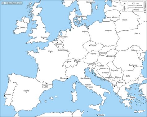 Mapa De Europa Occidental Con Nombres Imagui Images