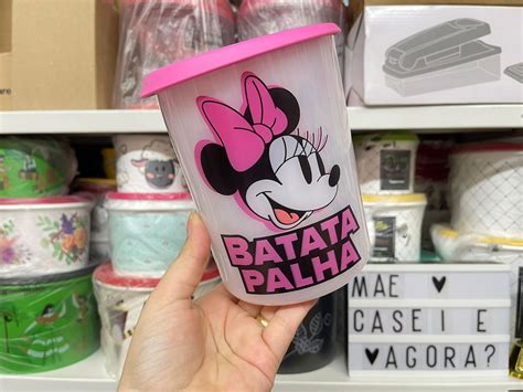 Tupperware Instant Nea M Gica Batata Palha G Disney M E Casei