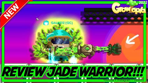 Set Baru Jade Warrior Pauldrons Armor Pants Boots Review Growtopia