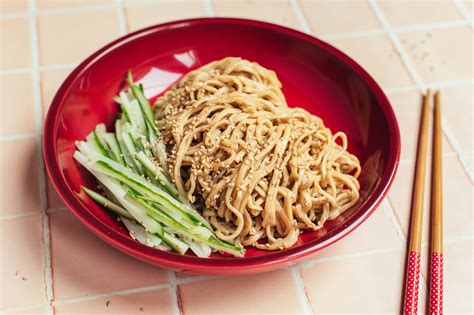 Cold Chinese Sesame Noodles Recipe Food Network Canada