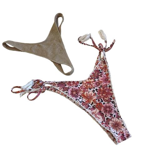 Tularosa Lovers Friends Bikini Swim Bottoms Bundle Gem