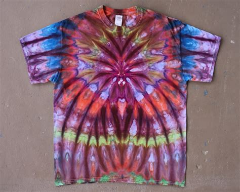 Tie Dye Shirt | Large, Psychedelic Clothing, Trippy Shirt, 60s hippie ...