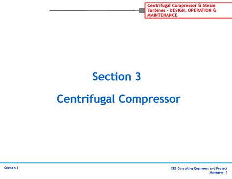 Ppt Compressors And Turbines Centrifugal Compressor 24 Slide Ppt