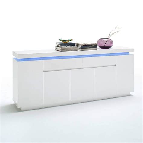 Buffets Meubles Et Rangements Buffet Ocean Laqu Blanc Brillant