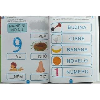 Livro Infantil Cartilha Crescer Alfabeto Ciranda Cultural Shopee Brasil