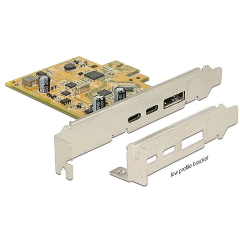 DELOCK PCI Express Card 1 X Outer USB Type C 3 1 Es Socket 1 X