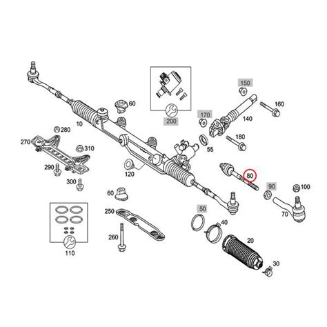 純正oem Lemforder製 ベンツ W203 C2804matic ステアリングタイロッドインナー 左右共通 片側 2033380215 Lemforder 2601001 2プロ