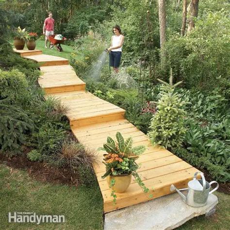 Garden Wooden Walkways 20 Accessible Ideas