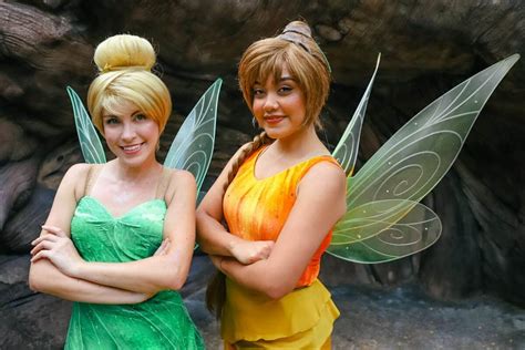 Tinkerbell and Fawn (Rare Character Appearances at Disney's Animal Kingdom for Earth Day)