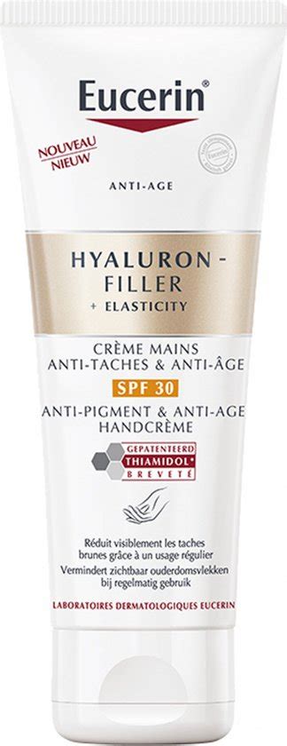 Eucerin Hyaluron Filler Elasticity Handcrème SPF30 bol