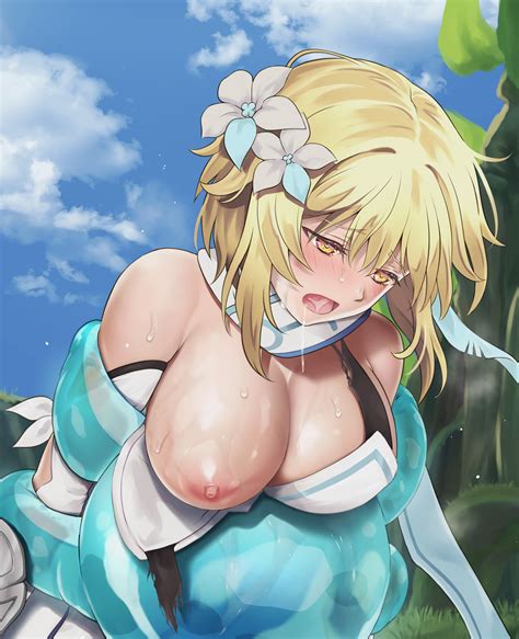 Rule 34 1girls Bangs Bare Shoulders Blonde Hair Blush Bondage Breasts Breasts Out Cyclone