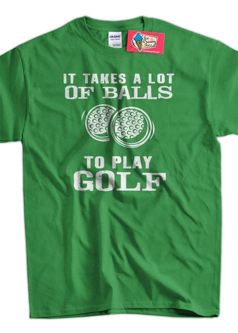 Funny Golf T-Shirt Golfing T-Shirt It Takes A Lot by IceCreamTees