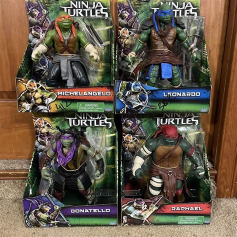 Teenage Mutant Ninja Turtles Movie Set Of Tmnt Large Action