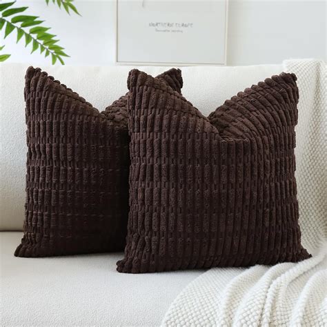 Amazon Otostar Pack Of Corduroy Soft Decorative Throw Pillow