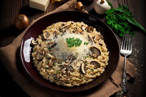 Recette Risotto Aux Champignons Et Au Parmesan