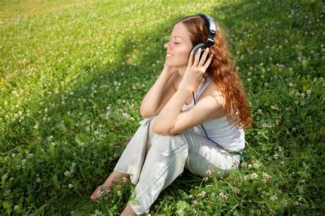 Listen To Music Stock Image Image Of Fashion Meditating 9201823