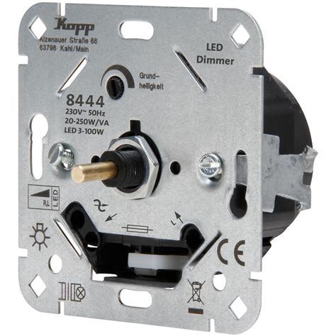 Druck Wechselschalter Led Dimmer W Rl Heinrich Kopp Gmbh