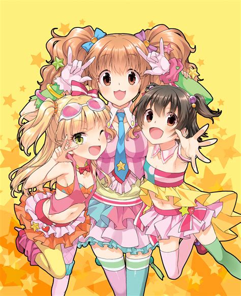 Jougasaki Rika Akagi Miria And Moroboshi Kirari Idolmaster And 1