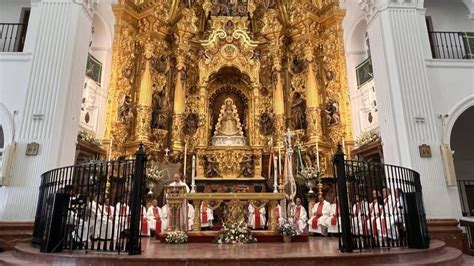 La Virgen del Rocío volverá a presidir el altar de su Santuario antes