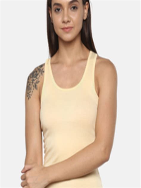 Buy Dressberry Pure Cotton Sleeveless Camisoles Camisoles For Women 21877578 Myntra