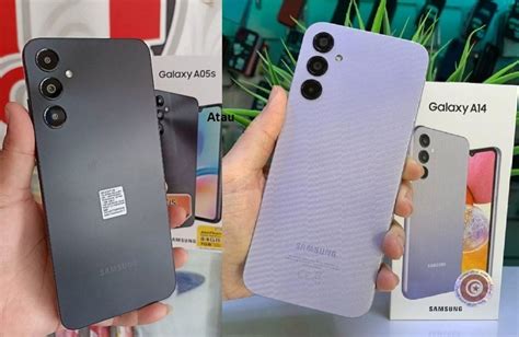 Mending Mana Samsung A05s Atau Samsung A14 5G Desain Sama Spesifikasi