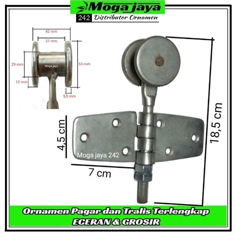 Jual Engsel Kupu Roda Atas Pintu Garasi Handerson Pintu Sliding Dan