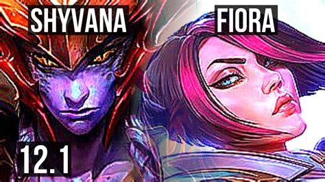 SHYVANA Vs FIORA TOP 9 2 11 600 Games 900K Mastery Dominating