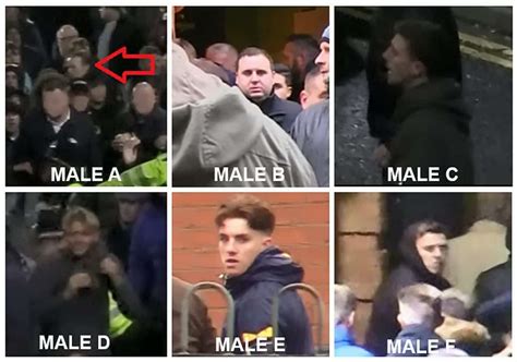 Police Hunt West Ham Leicester City Football Hooligans Who Clashed