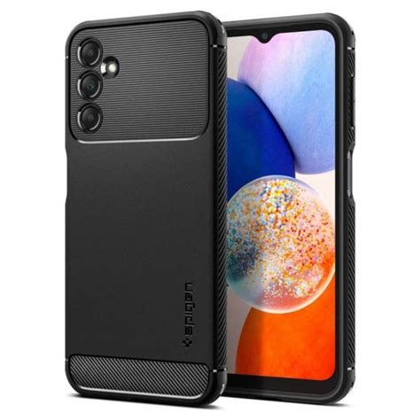 Spigen Capa RUGGED ARMOR GALAXY A14 5G MATTE Preto 8809896742153