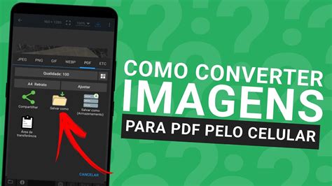 Como Transformar Fotos Em Pdf No Celular Youtube