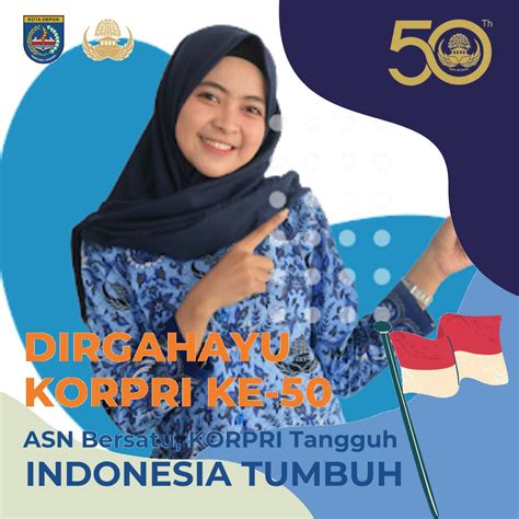 Cara Edit Desain Twibbon Hut Korpri Ke 50 Tahun