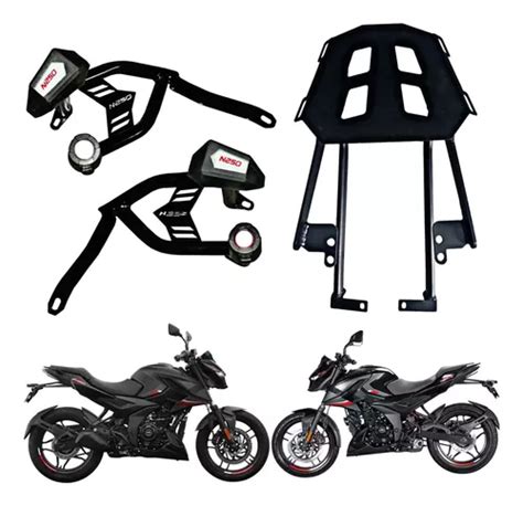 Parrilla Y Sliders Para Moto Pulsar N250 N160 Reforzado Mach Meses