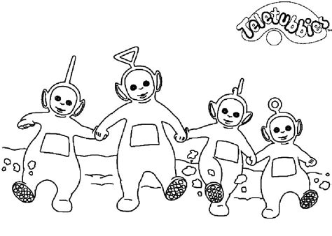 Desenhos De Felizes Teletubbies Para Colorir E Imprimir