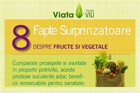 Fapte Surprinzatoare Despre Fructe Si Vegetale Viata In Verde Viu