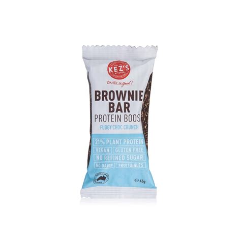 Kez S Kitchen Gluten Free Brownie Bar Fudgy Choc Crunch 45g Spinneys UAE