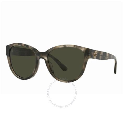 Tory Burch Solid Dark Green Cat Eye Ladies Sunglasses Ty7163u 184782 54 725125368940