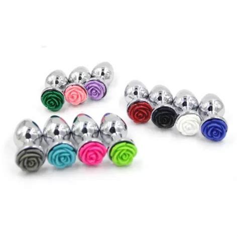 Stainless Steel Flower Shape Butt Plug Anal Plug L Truth Or Dare