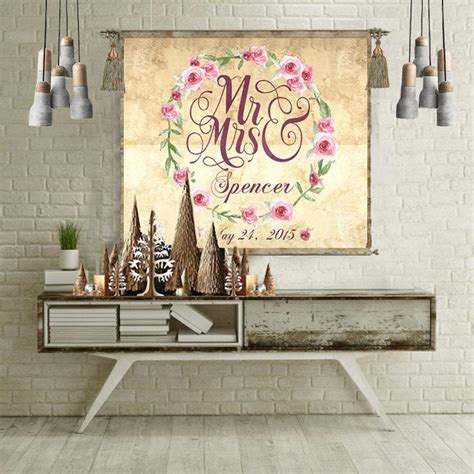 Wedding T Personalized Anniversary T Wall Art Wedding Sign