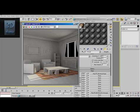 Vray Render Basit Bir İç Mekan Modelleme Ve Render izzet Alşan